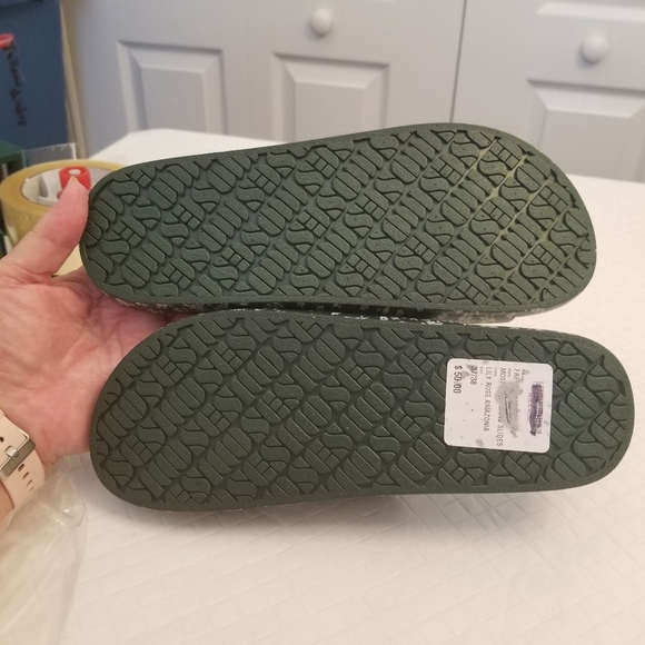 NWT Freedom Moses Moses two band slide on sandal Lilly Rose Amazonia 37/38 - Picture 4 of 9